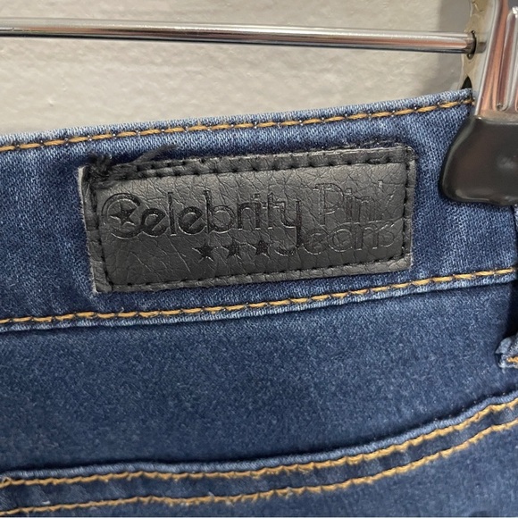 Celebrity Pink Dark Wash Skinny Jeans - Picture 5 of 8